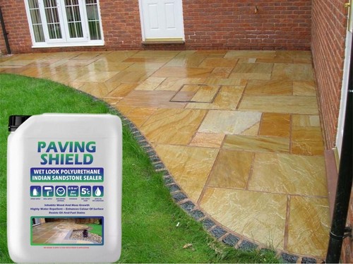 Indian sandstone sealer patio