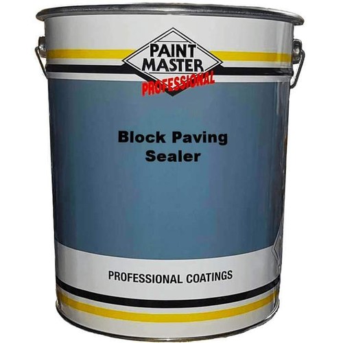 Wet look block paving - block, sealer-