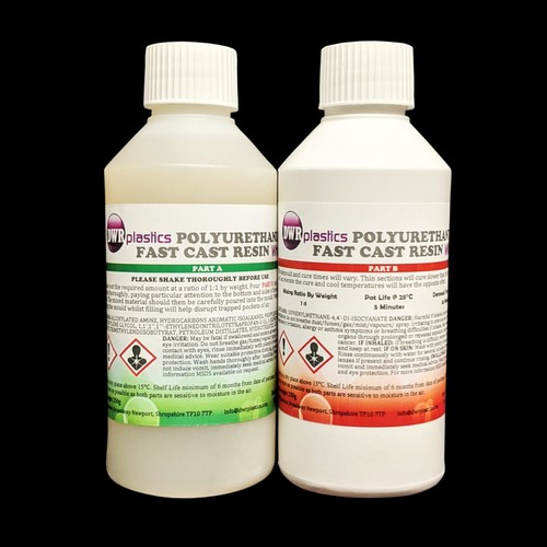 White polyurethane fast - white, cast